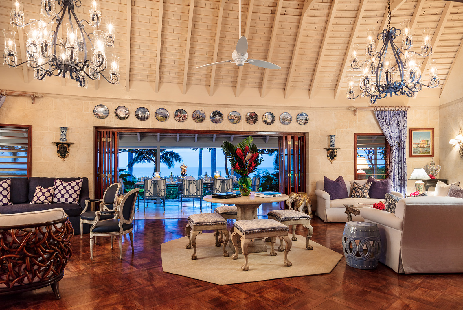 Little Hill villa living room chairs