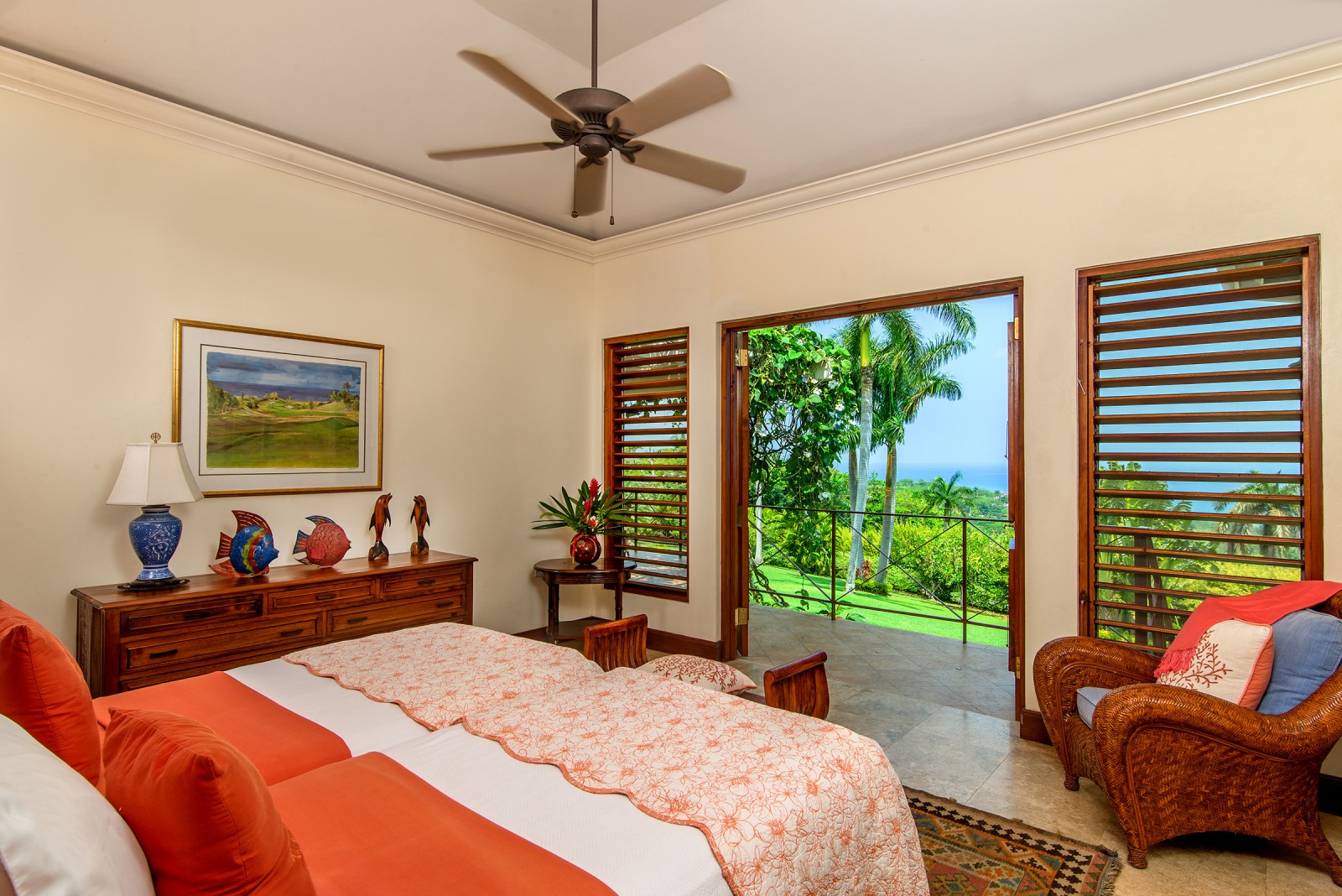 Sugar Hill villa two beds put together with a view of jungle