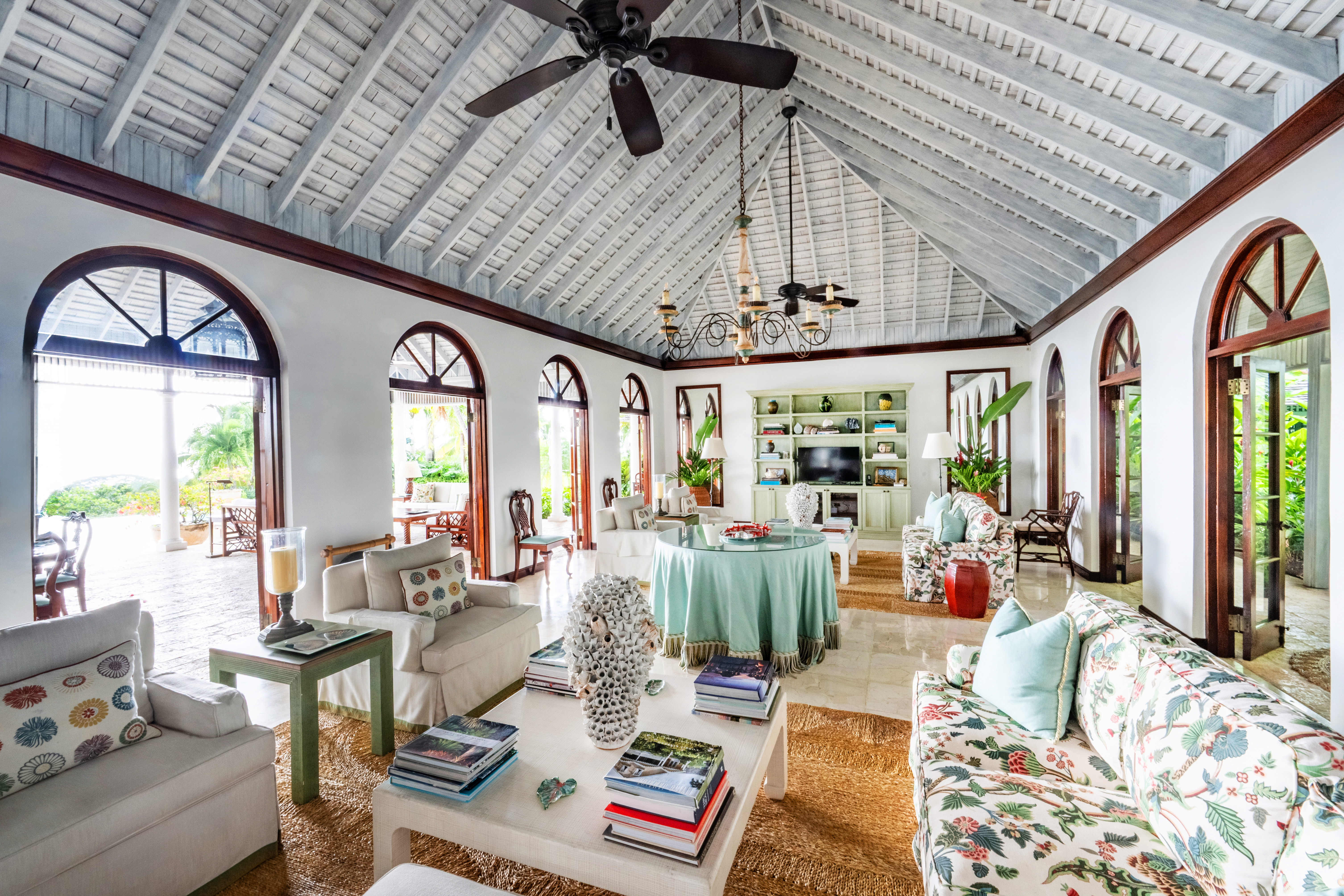 Point of View villa lounge area and furniture