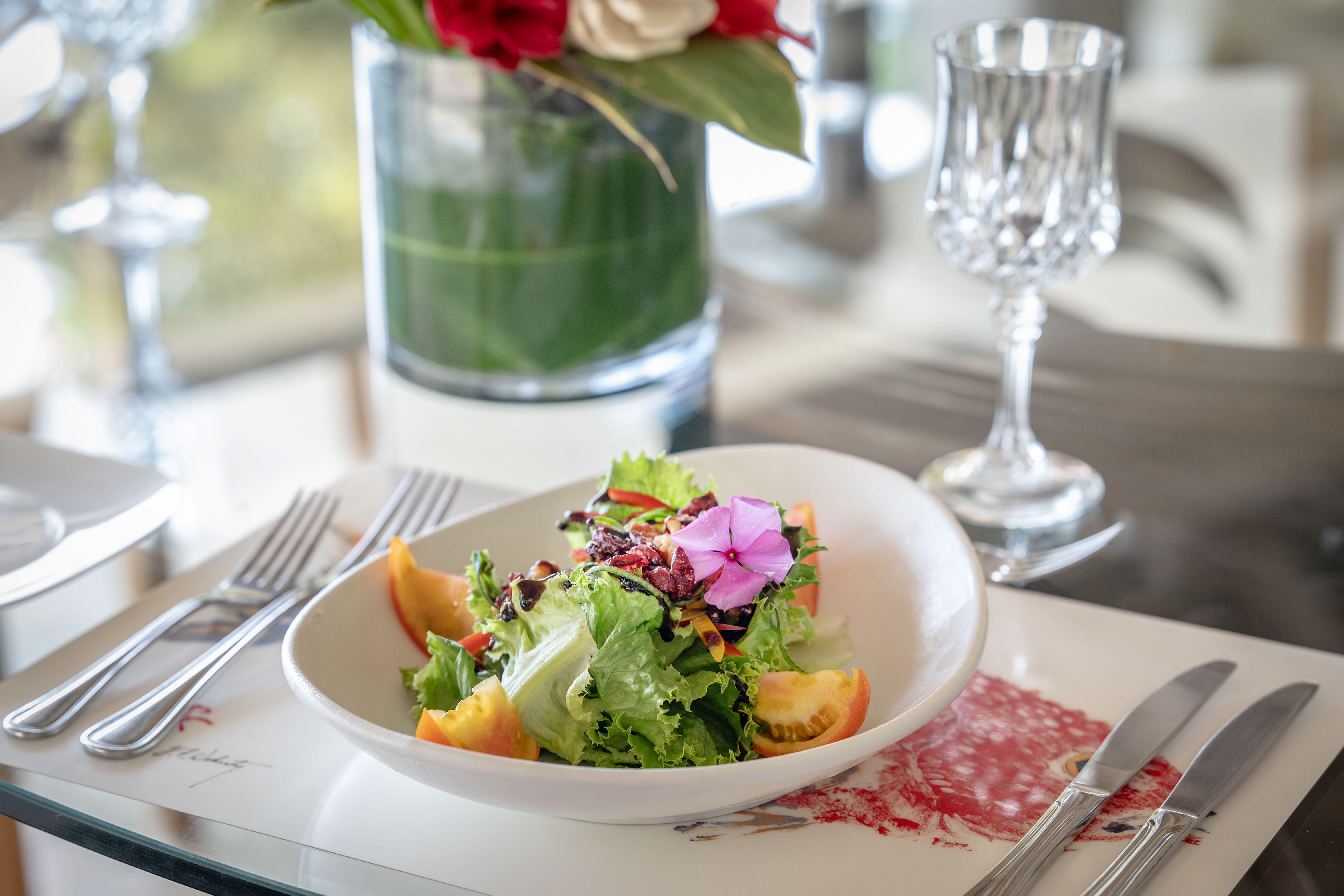Someday Soon villa bowl of Caribbean salad